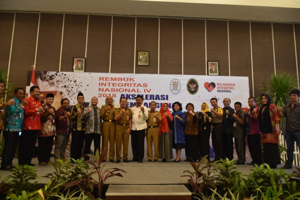 rembuk integritas nasional iv tahun 2018