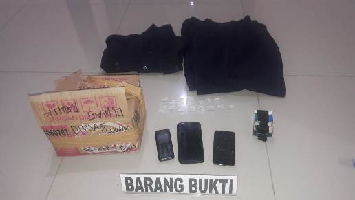 Foto Barang bukti berupa sabu yang diamankan Polres Banggai, Selasa (3/4/2019).