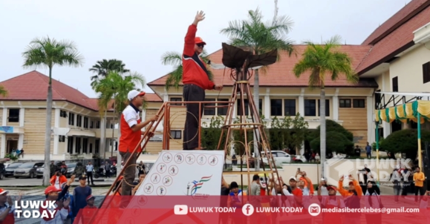 Foto Acara penutupan Porprov Sulawesi Tengah ke-VIII, Selasa (30/4/2019).
