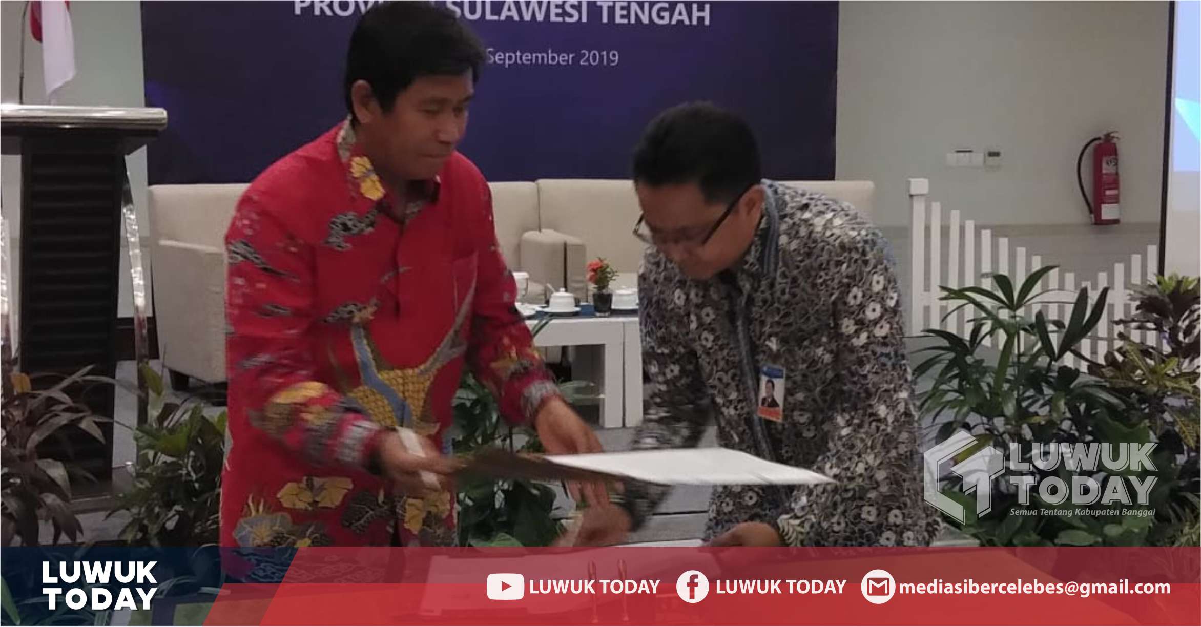 Foto Bupati Banggai MoU Bersama Bank Indonesia Sulteng tentang Pengendalian Inflasi dan Pengembangan UMKM.