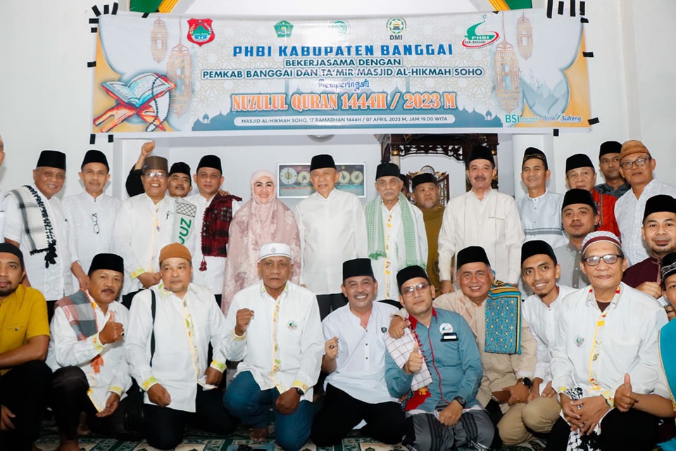 Wabup Banggai H. Furqanuddin Hadiri Peringatan Nuzulul Qur'an 1444 H