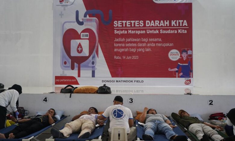 Peringati Hari Donor Darah Sedunia, Pertamina EP Donggi Matindok Field Ajak Pekerja dan Mitra Kerja Bangun Solidaritas dan Kepedulian melalui Donor Darah