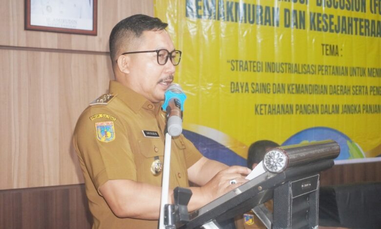 Bupati Amirudin Buka FGD Penyusunan RPJPD Kabupaten Banggai Tahun 2025-2045