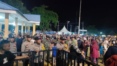 Personel TNI-Polri Sukses Amankan Penutupan Festival Mombawa Tumpe di Batui